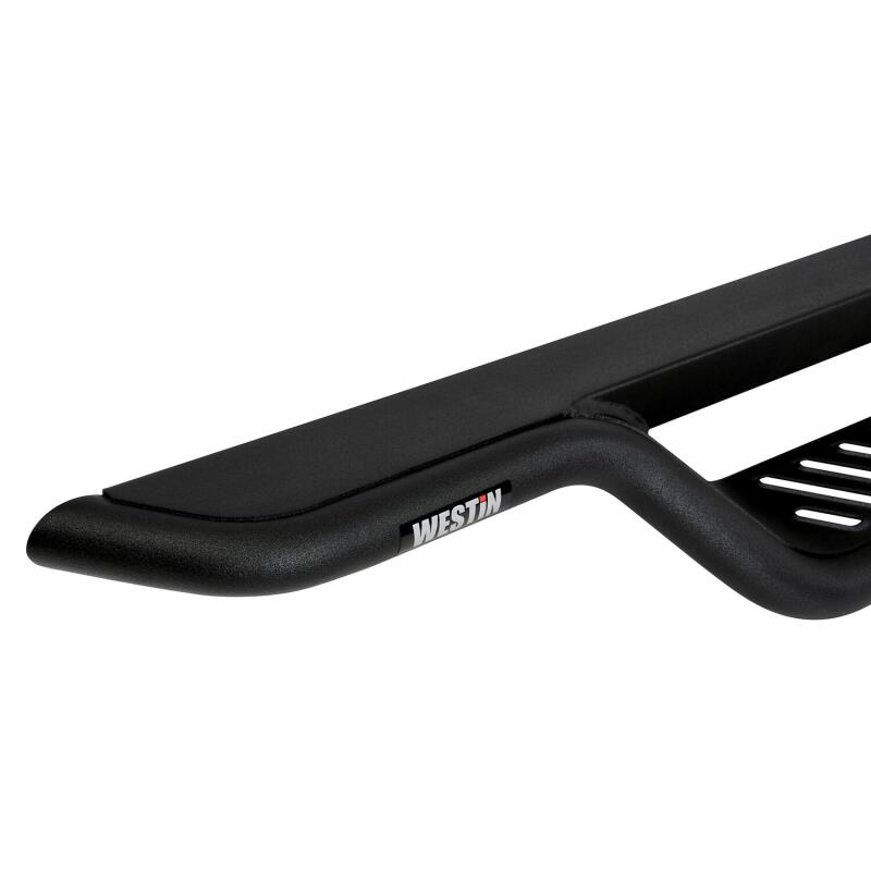Westin Outlaw Drop Nerf Bars in Tex Black on a Chevy/GMC Silverado or Sierra double cab pickup truck