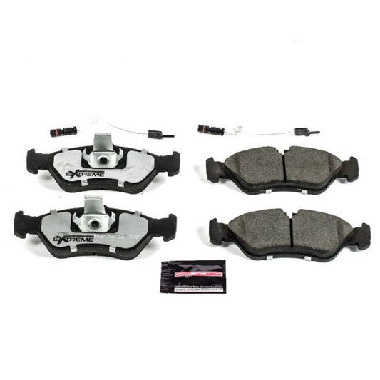 PowerStop rear Z36 brake pads for Dodge Sprinter 2500 2003-2006, with hardware, designed for truck and towing performance.