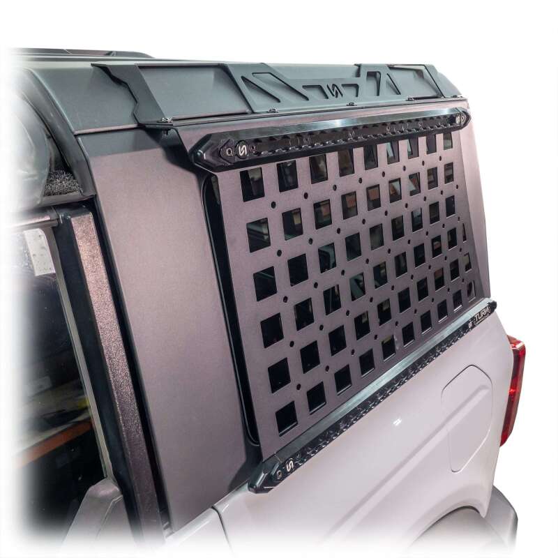 TURN Offroad Ford Bronco 2021+ side Molle panels for OE hard top, durable offroad accessories for 4-door models.