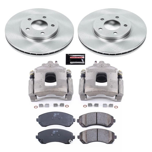 PowerStop OE brake calipers for Pontiac Montana front autospecialty kit with calipers and hardware, designed for reliable stopping power.