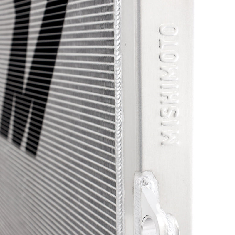Mishimoto aluminum radiator for 2003-2009 Toyota 4-Runner and GX470 4.7L engine, with core and fins visible.