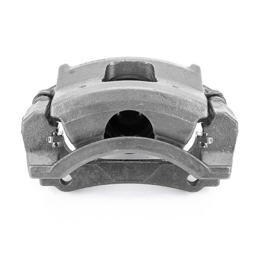 PowerStop OE front left brake caliper with bracket for 2002-2006 Buick Rendezvous, automotive brake component.