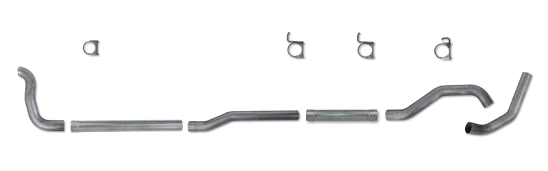 Diamond Eye Performance Turbo Back exhaust pipe for 89-93 Dodge Cummins 5.9L, single aluminum replacement, 2-wheel drive.