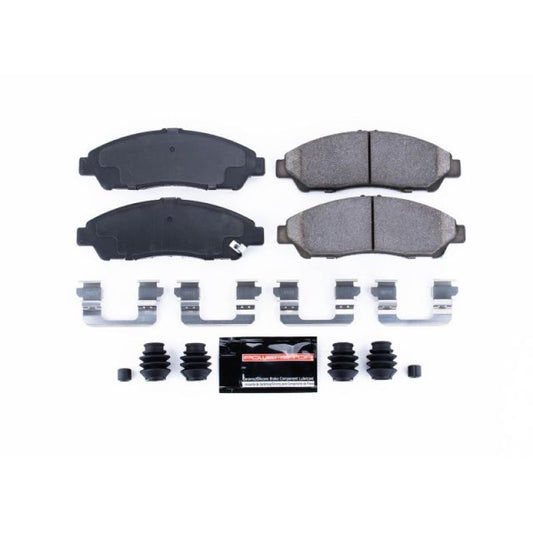 PowerStop Z23 Evolution Sport brake pads for 2007-2013 Acura MDX front performance brake system with hardware