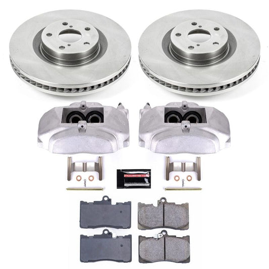 PowerStop OE front brake calipers for Lexus IS350 2009-2011 with Autospecialty kit and calipers visible in the image.