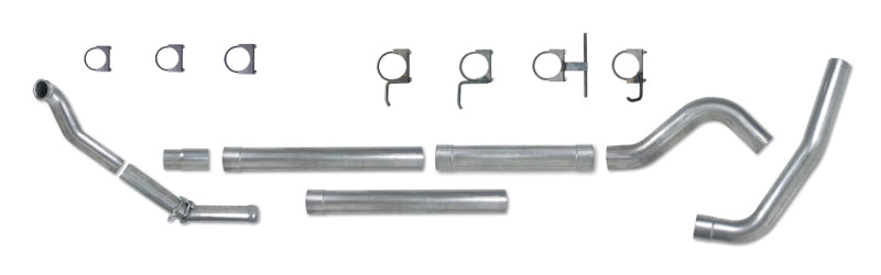 Diamond Eye Turbo Back exhaust kit for 1994-97 Ford F250/F350 Power Stroke with 4-inch aluminized replacement pipe, single.