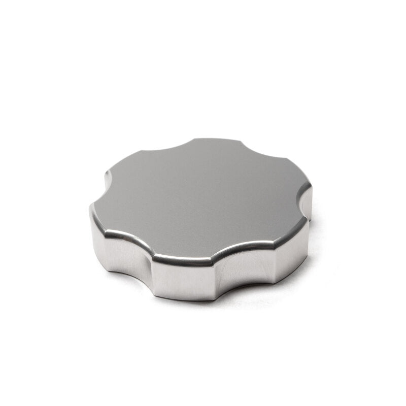 Wehrli 17-26 Ford Super Duty 6.7L Power Stroke billet power steering reservoir cap, radiator cap, shiny metal finish