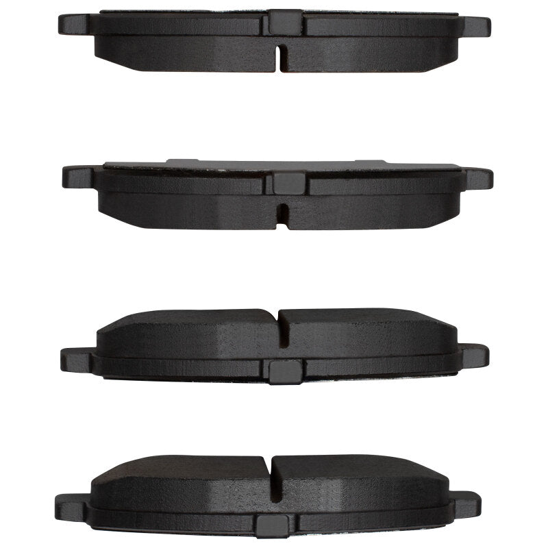 R1 Concepts Toyota Highlander Hybrid rear ceramic brake pads, OE quality, with visible brake pad components on a clean background.