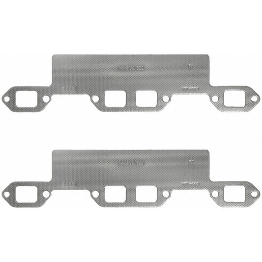 Fel-Pro Plymouth Fury MS 90425 exhaust manifold gasket set showing multiple gaskets and sealing components for engine exhaust system