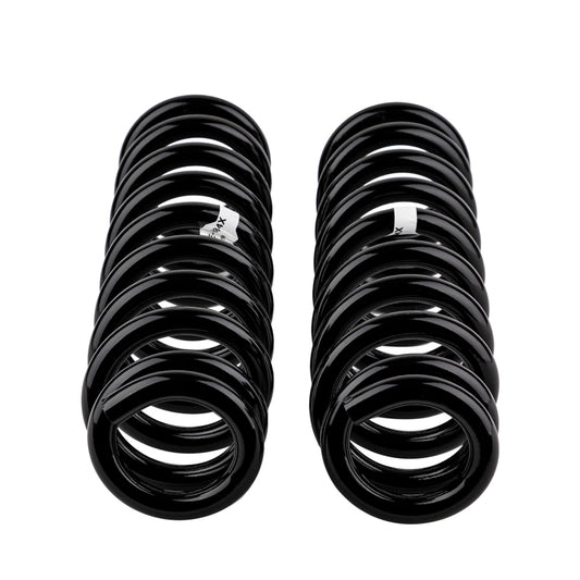 Old Man Emu coilover front spring for Toyota Prado 4/03 and newer, showcasing a heavy-duty coil spring for off-road vehicle suspension.