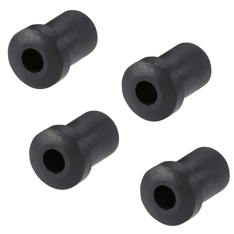 Moog rear leaf spring bushing for 1962-1965 Ford Fairlane, upper and lower leaf spring suspension component, close-up view