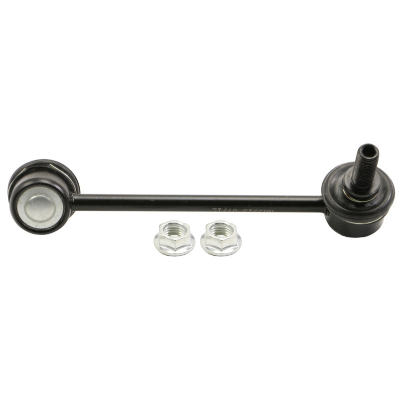 Moog rear right sway bar endlink kit for Acura MDX 2001-2006, showing the metal link with rubber bushings.