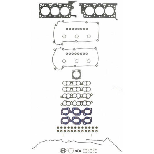 Fel-Pro Ford Taurus HS 9481 PT PermaTorque engine cylinder head gasket set showing multiple gaskets and sealing surfaces.