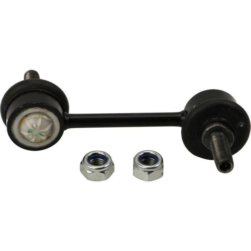 Moog Chevrolet Camaro LS LT SS rear stabilizer bar endlinks sway bar kit, showing metal links connected to suspension components.
