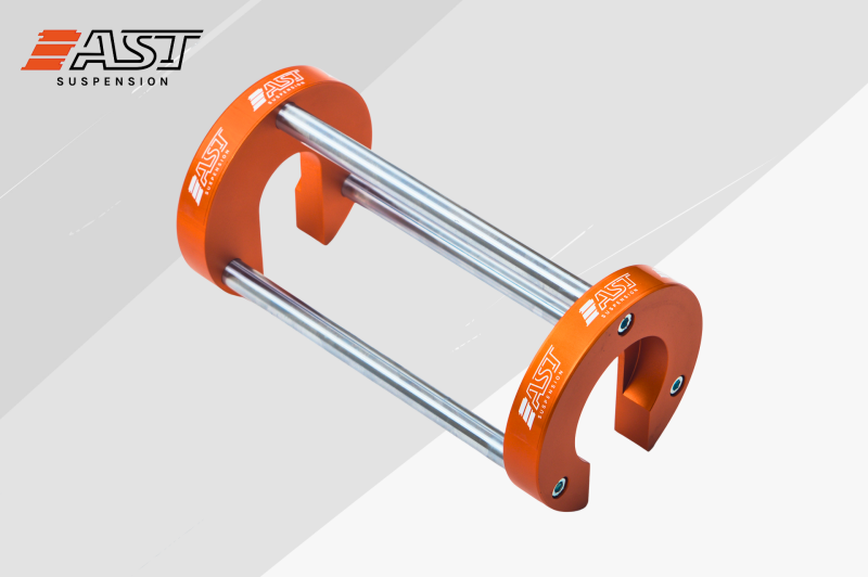 AST Safety Stand for 55mm Air Jack, adjustable support tool keeping open for 205mm height during vehicle maintenance.