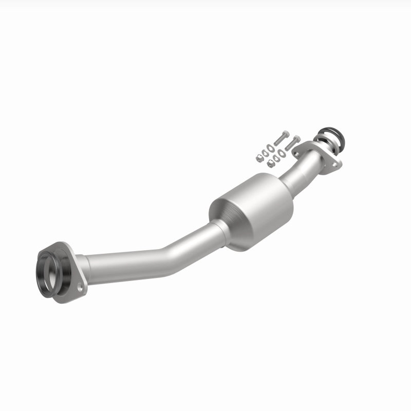 MagnaFlow direct fit catalytic converter for 2020-2021 Nissan NV200 2.0L vehicle, shown installed on the exhaust system.