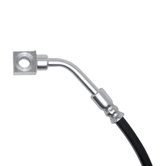 DFC Cadillac DeVille 00-05 rear brake hose from the brake line kit, showing the flexible rubber brake hose with metal fittings.