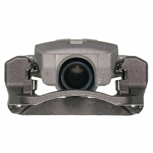 PowerStop OE rear left brake caliper for 2014-2018 Subaru Forester, showcasing the black automotive brake component.