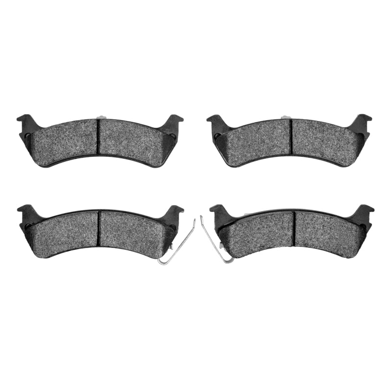 R1 Concepts Ford Windstar rear semi-metallic OE brake pads for models 1995-2003, shown in image with brake pad components.