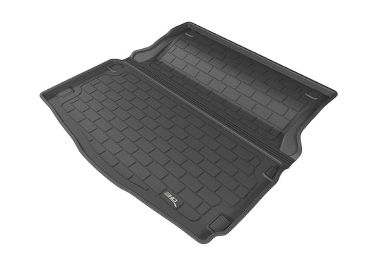 Black rubber cargo liner for Mercedes-Benz C-Class from 2015-2020 by 3D MAXpider, designed to protect the trunk area.