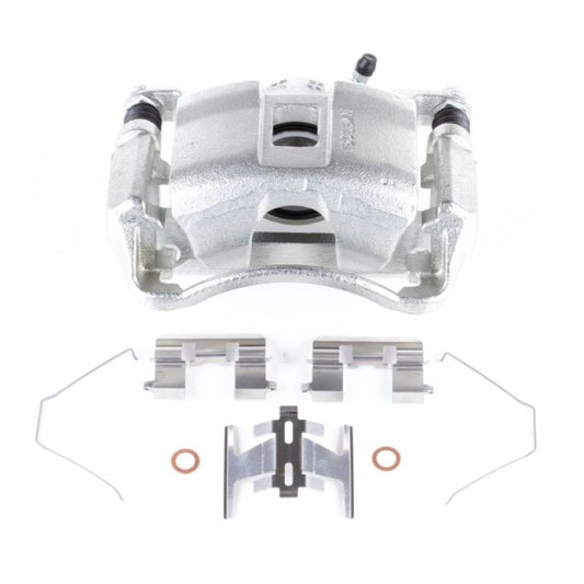 PowerStop front left OE brake caliper with bracket for Acura CSX 2006-2011, designed for reliable vehicle braking performance.