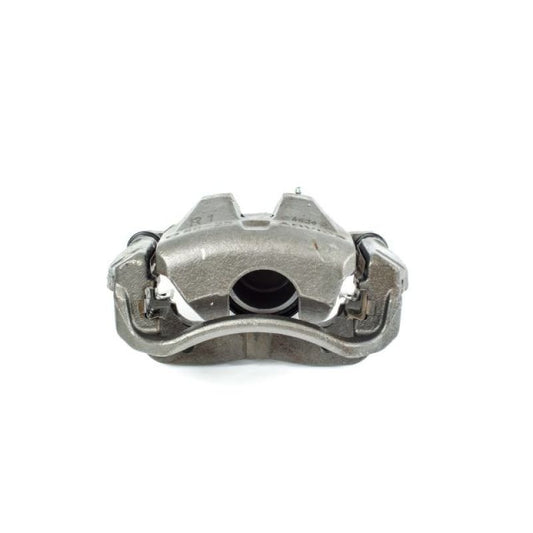 PowerStop OE front right auto specialty brake caliper with bracket for Toyota Tacoma 2005-2015, showing metallic caliper and mounting bracket.