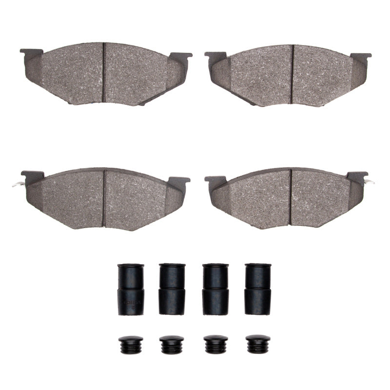 R1 Concepts OE brake pads and hardware kit for Dodge Grand Caravan R1 87-88, includes front brake pads and hardware.