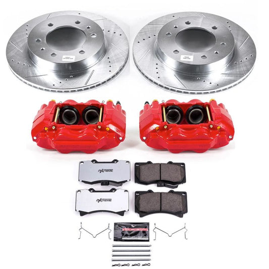 PowerStop front Z36 truck and tow brake calipers for 2009-2010 Hummer H3T, performance brake calipers with calipers included