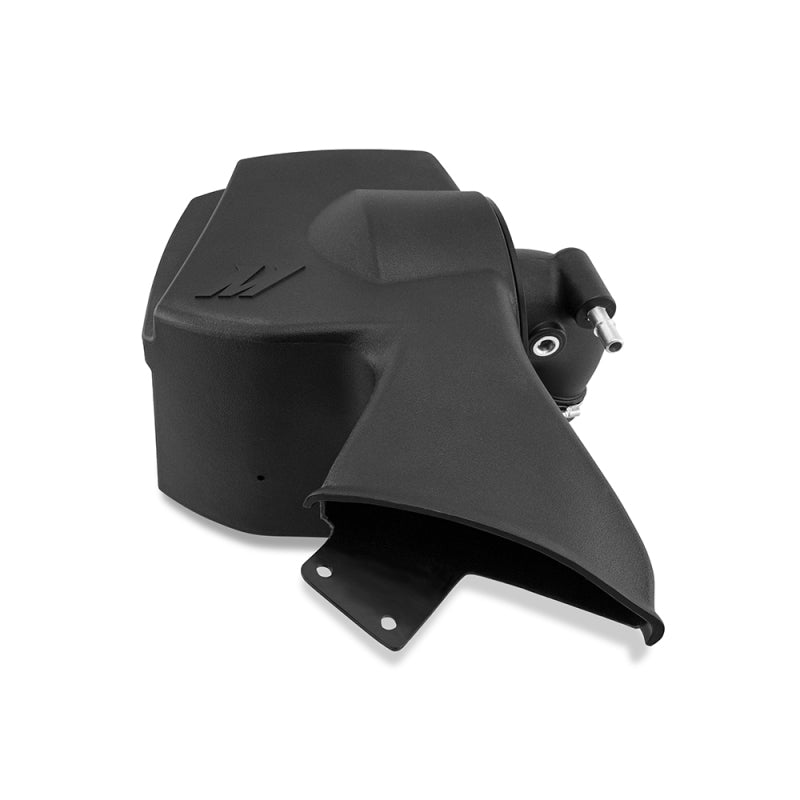Mishimoto cold air intake for 2019+ Ford Ranger 2.3L EcoBoost with dry filter, showcasing the intake tube and filter element.