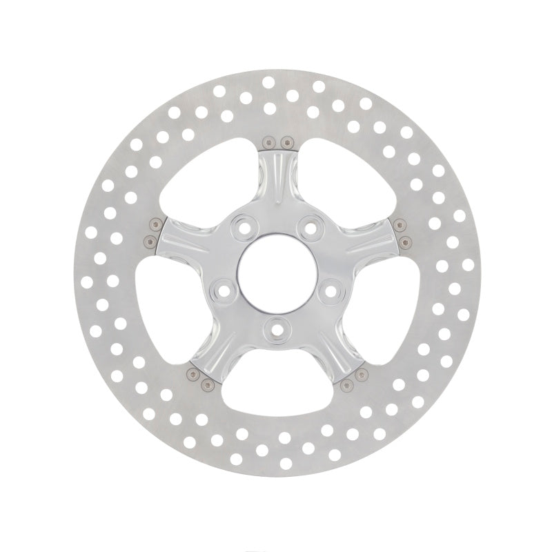 Performance Machine Disc/Carr 11.8 Fierce Rear - Chrome