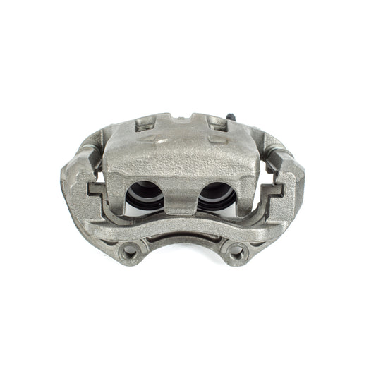PowerStop OE front left brake caliper with bracket for 2005-2007 Infiniti G35, automotive brake component, detailed view