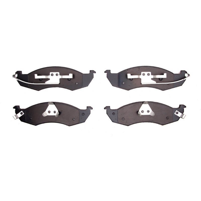 R1 Concepts OE front brake pads for Mercury Villager 1996-2002, showing the new brake pad set with metal backing plates.