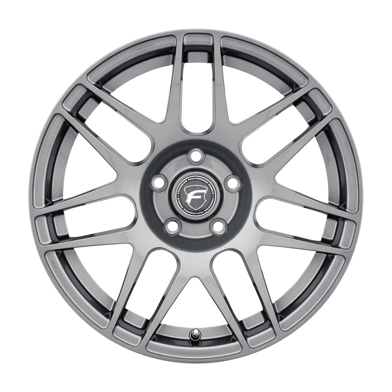 Forgestar F14 17x10 gloss black cast wheel with 6x135 bolt pattern, ET42 offset, 7.15-inch backspacing, 87.1 bore