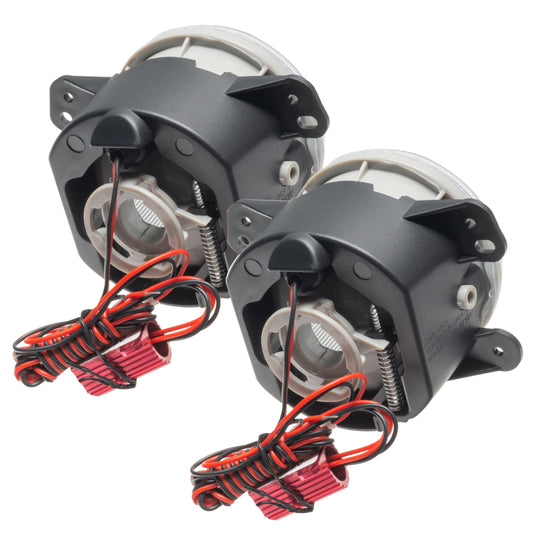 Oracle Lighting Jeep Wrangler JK fog lights with ColorSHIFT dynamic SMD LEDs, designed for 2007-2009 models.