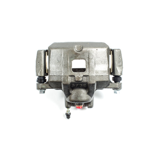 PowerStop OE front left brake caliper with bracket for Dodge Caliber 2007-2012, automotive brake component.