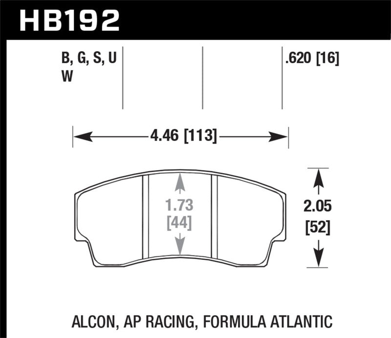 Hawk Performance ER-1 racing brake pads installed in a vehicle, showcasing high-performance brake components for motorsport driving.