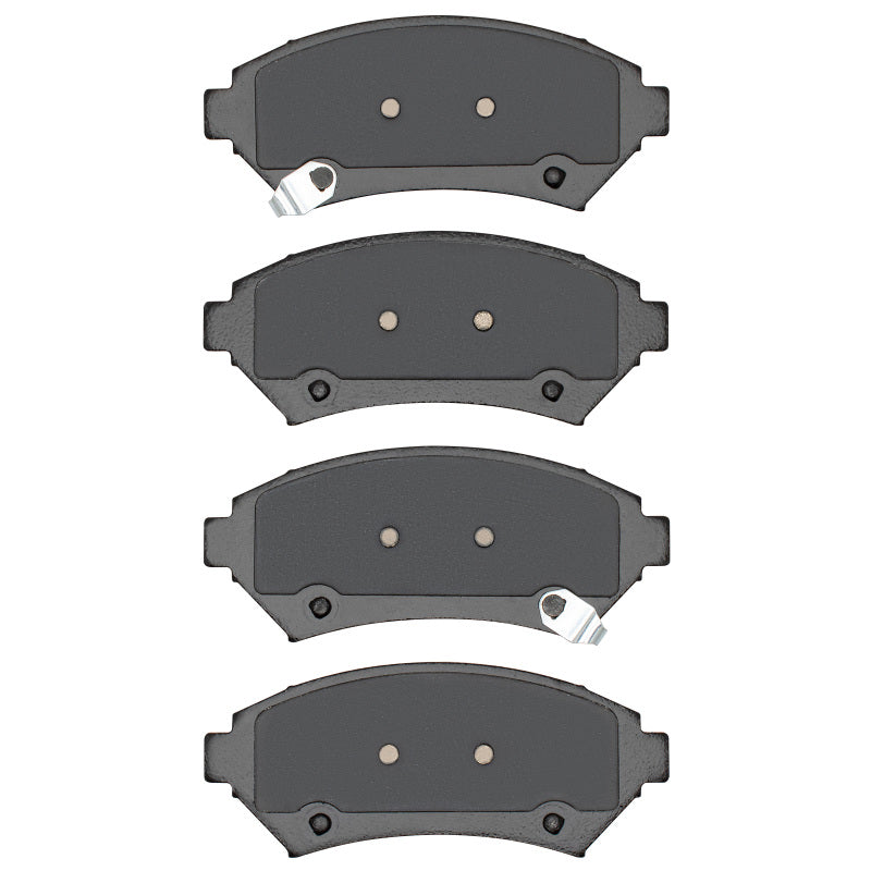 Front R1 Optimum OE brake pads for Buick Park Avenue R1 Concepts brake pads installed on the vehicle.