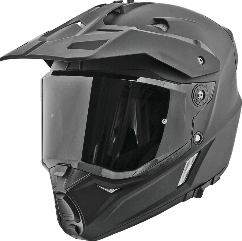 Speed and Strength SS2600 solid matte black motorcycle helmet in 2XL size, with a sleek, smooth surface and aerodynamic design.