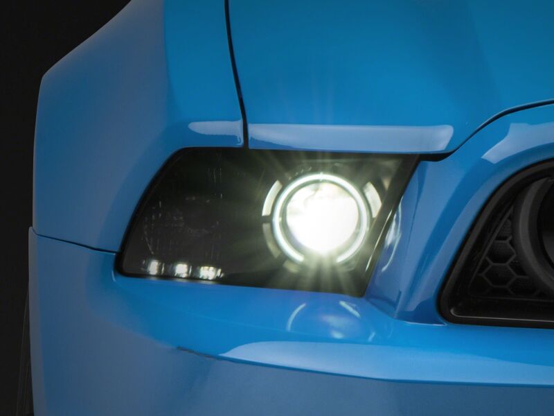 Raxiom 08-23 Ford Mustang Axial Series HID bulb upgrade with 6000K color temperature, showcasing the high-intensity headlight bulb.