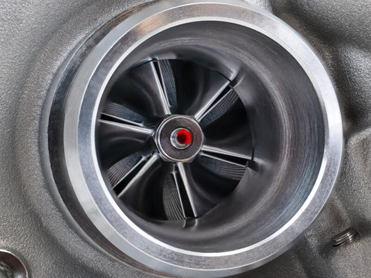 aFe Bladerunner GT Series turbocharger for 2011-2012 Ford F-150 V6 3.5L engine, shown in the image with detailed components