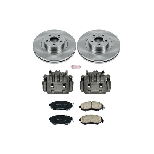 PowerStop OE brake kit for 2013-2016 Scion FR-S, includes front brake calipers and components, automotive repair parts