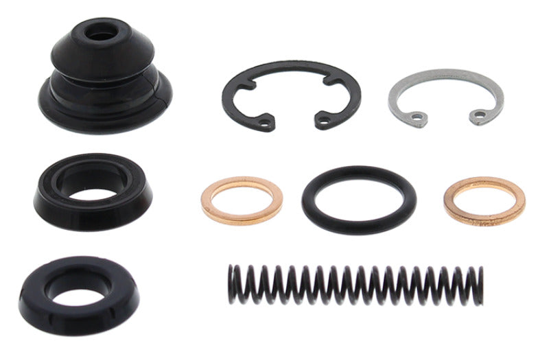 All Balls Racing front brake master cylinder rebuild kit for Suzuki GSX-R1000 2017-2018, includes components for maintenance.
