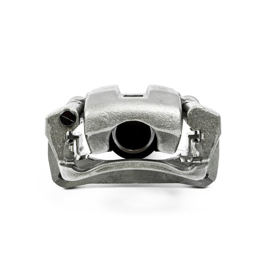 PowerStop rear left OE brake caliper with bracket for 2008-2015 Toyota Sequoia, showcasing the black caliper and mounting hardware.
