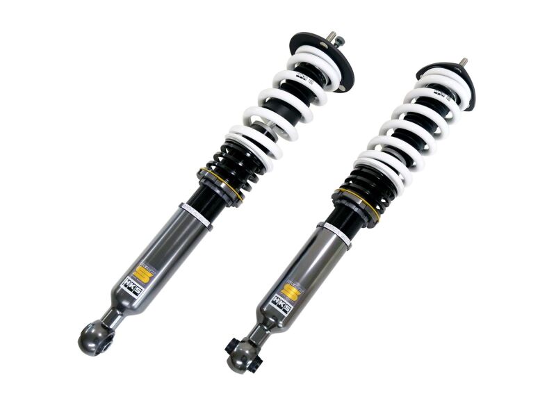 HKS HIPERMAX S USE20 coilover suspension kit with adjustable shocks and springs for enhanced vehicle handling.