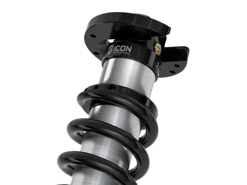 ICON 2025 Toyota 4Runner 4WD coilover kit with 1.25-3 inch front lift and 2.5-inch IR coilover shocks, for improved off-road performance.