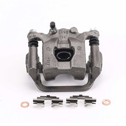 PowerStop rear left OE brake caliper with bracket for Nissan Juke 2011-2017, automotive part for braking system.