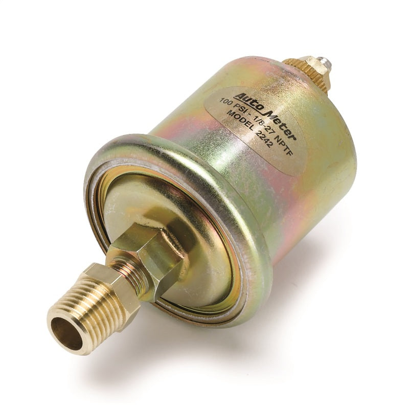 AutoMeter Quad Gauge with 3-3/8 inch antique beige face, measuring 0 to 90 Ohms electrical resistance for automotive use.