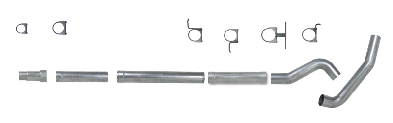 Diamond Eye Performance 5-inch catback exhaust pipe for 1994-97 Ford 7.3L Power Stroke F250/F350, single aluminum replacement pipe.