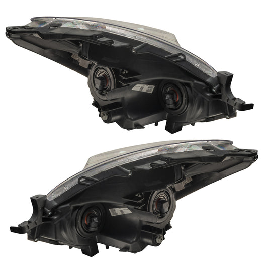 Oracle Lighting Nissan Altima Coupe SMD Headlights with ColorSHIFT feature, showing the sleek, modern headlight design with color-changing capability.