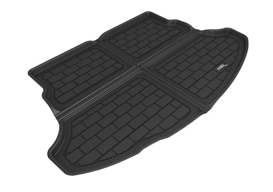Black 3D MAXpider cargo liner for Lexus UX 2019-2020, durable rubber floor mats with textured surface for protection and grip.